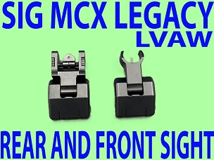 SIG MCX LEGACY BackUp Iron Sight, LVAW, GEN 1